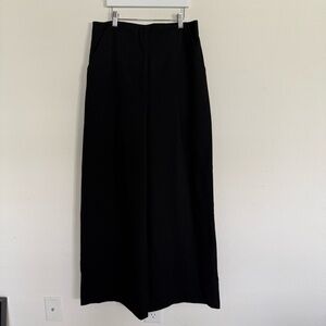 Women’s Oak and Fort Black Dress High Rise Wide Leg Pants Size 8